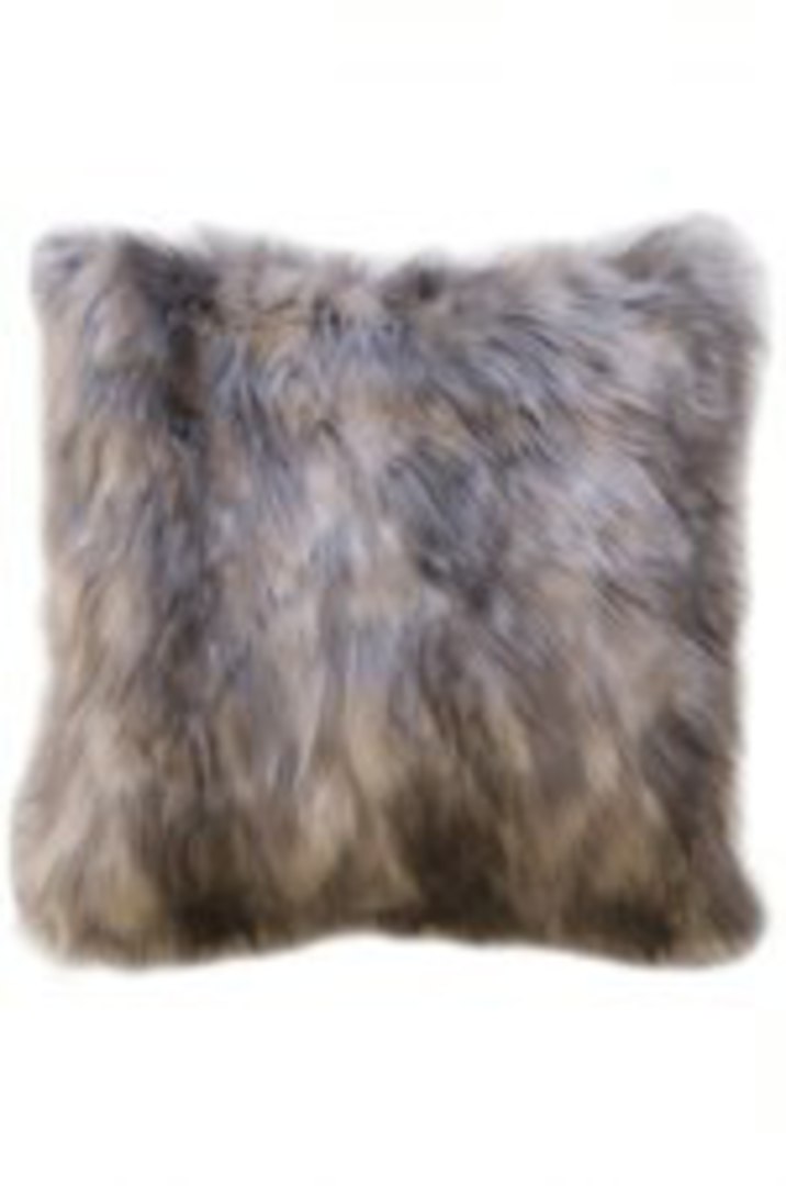 Heirloom Exotic Faux Fur - Cushion / Throw - Mountain Hare image 3